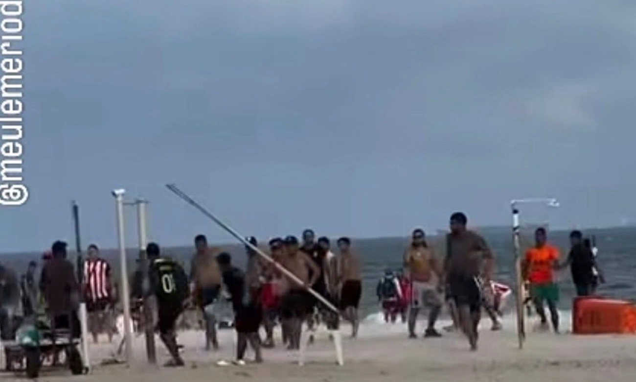 Torcida argentina e brasileira se envolve em confusão no Rio hoje