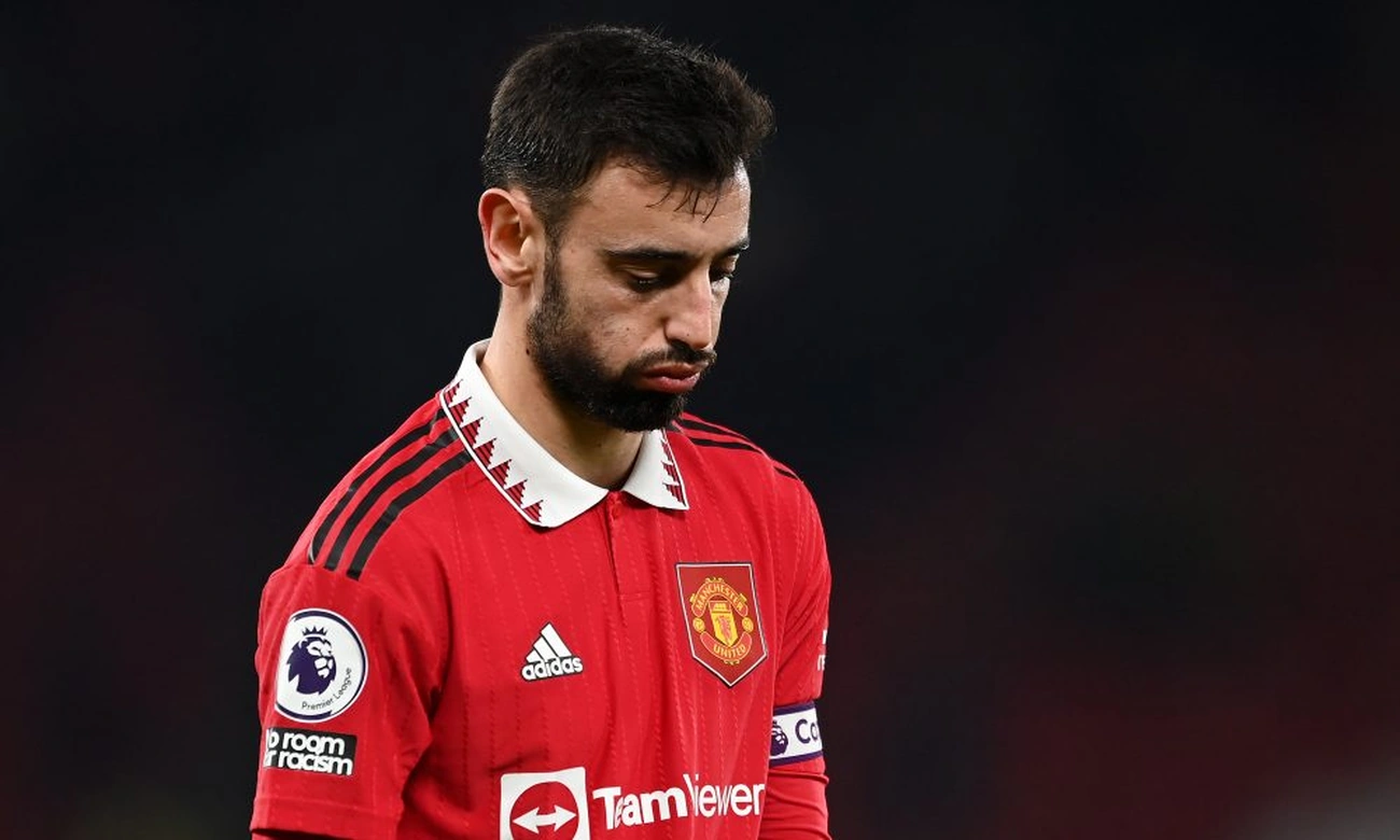 Guardiola critica comportamento de Bruno Fernandes em reunião no Manchester City hoje
